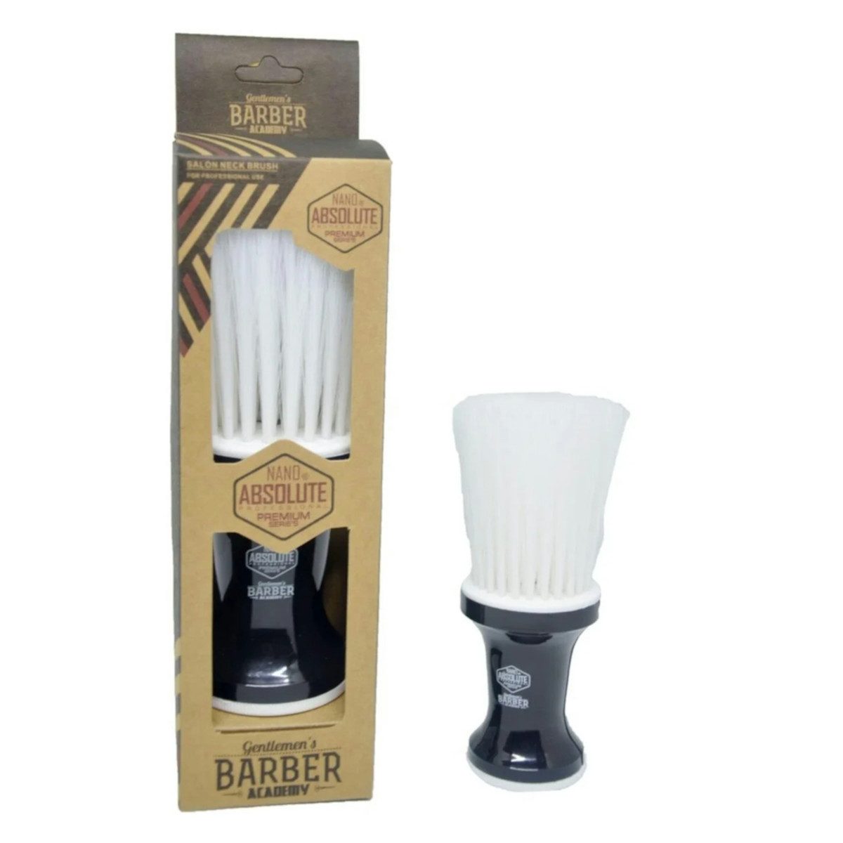 Haarbürste Nano Absolute Nackenbürste Neck Brush E-008 mit Puderfüllung