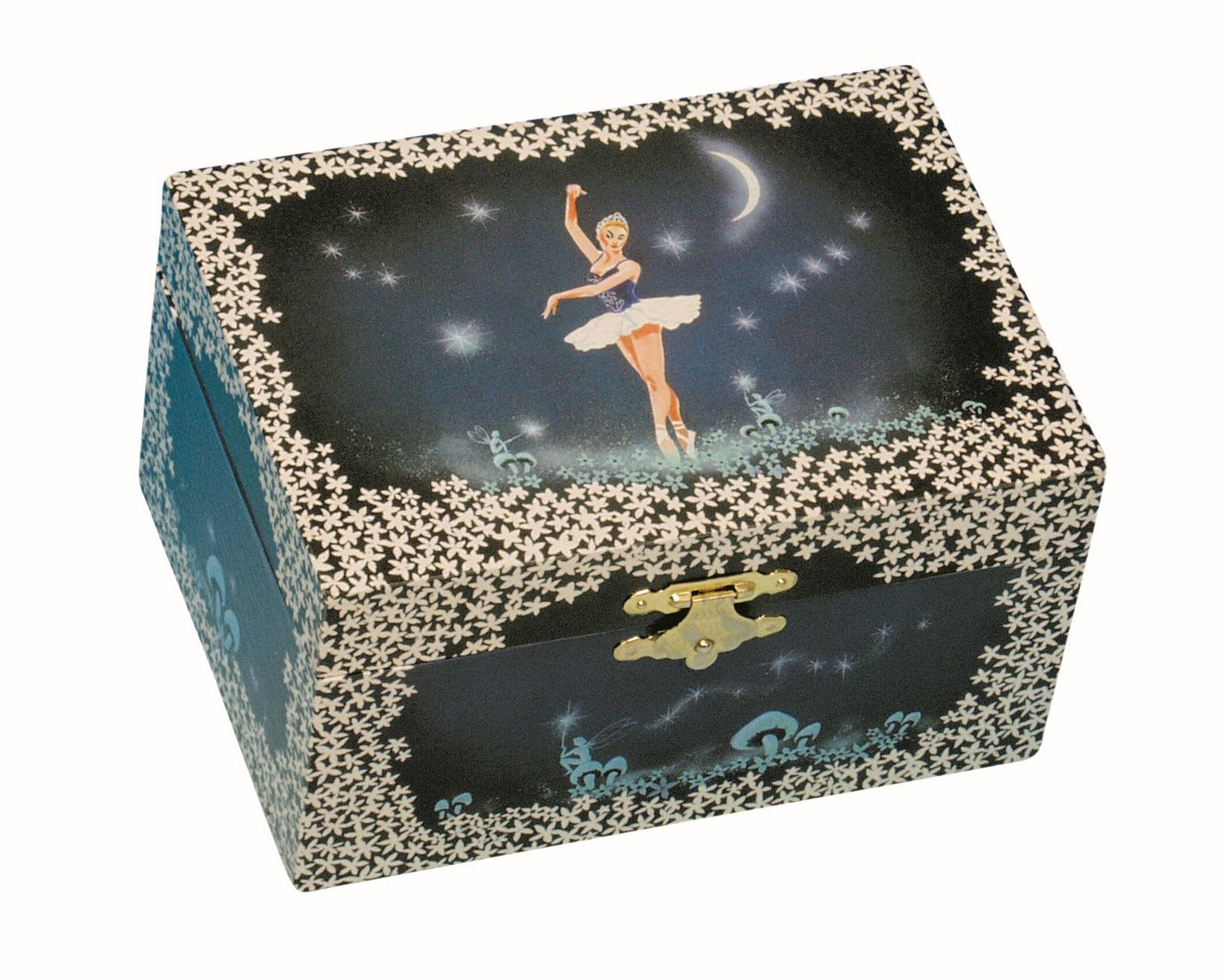 Musicboxworld Spieluhr Schmuckdose Ballerina