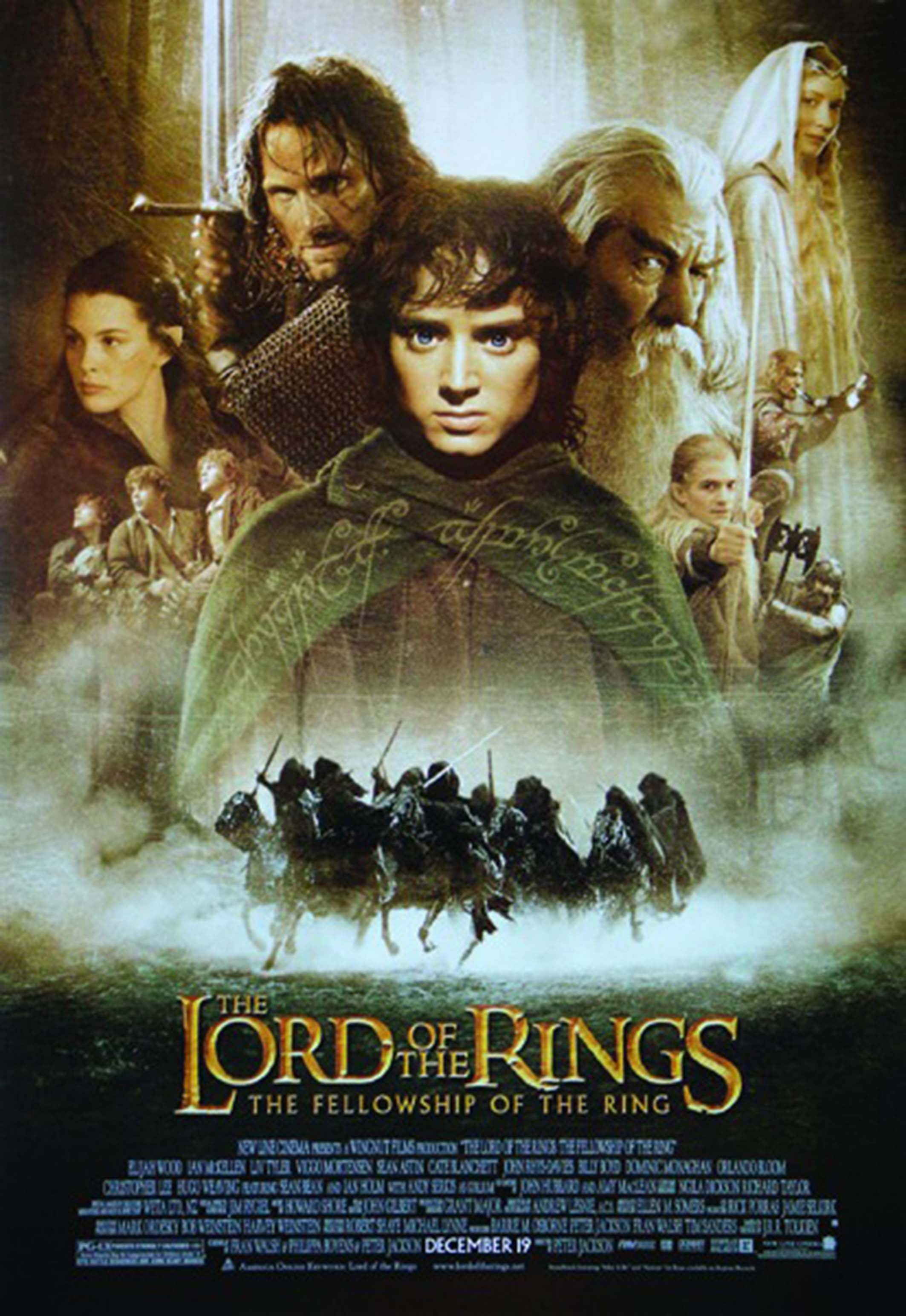 Close Up Плакат Herr der Ringe Плакат Die Gefährten 68 x 98 cm
