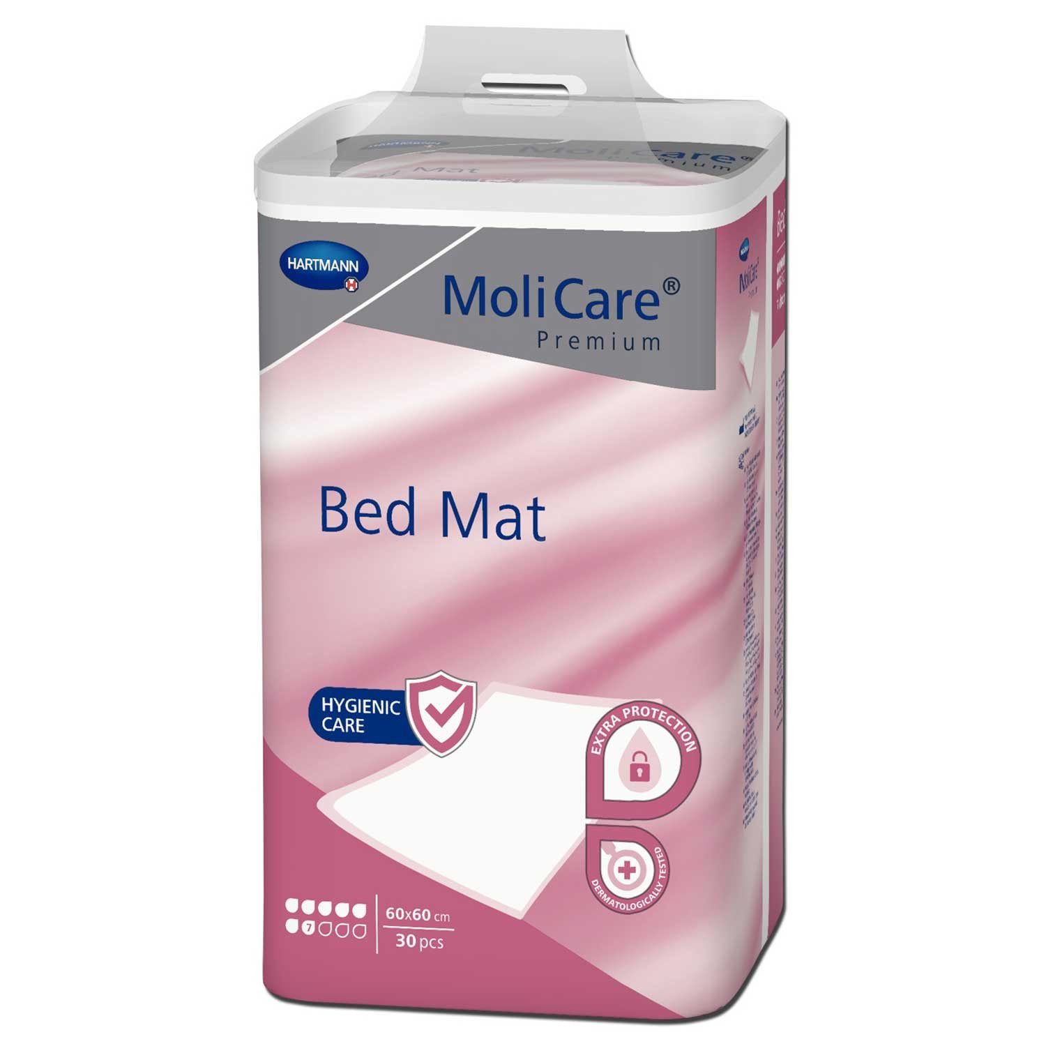 Inkontinenzauflage MoliCare® Premium Bed Mat 7 Tropfen - 60x60 cm 4 x 30 Stück PAUL HARTMANN AG