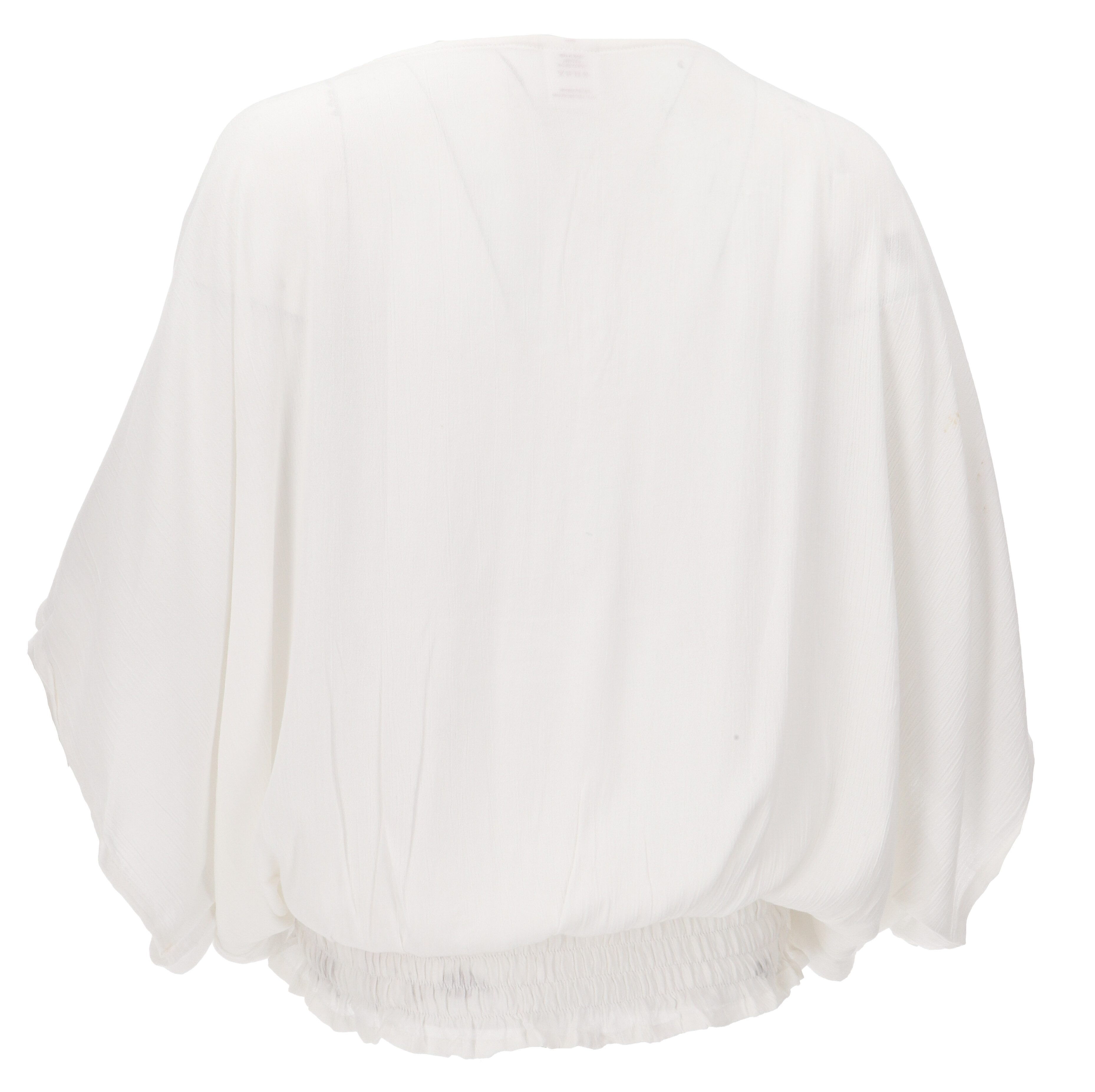 Guru-Shop Longbluse Luftige Boho Bluse, Maxibluse mit Fledermaus.. günstig online kaufen