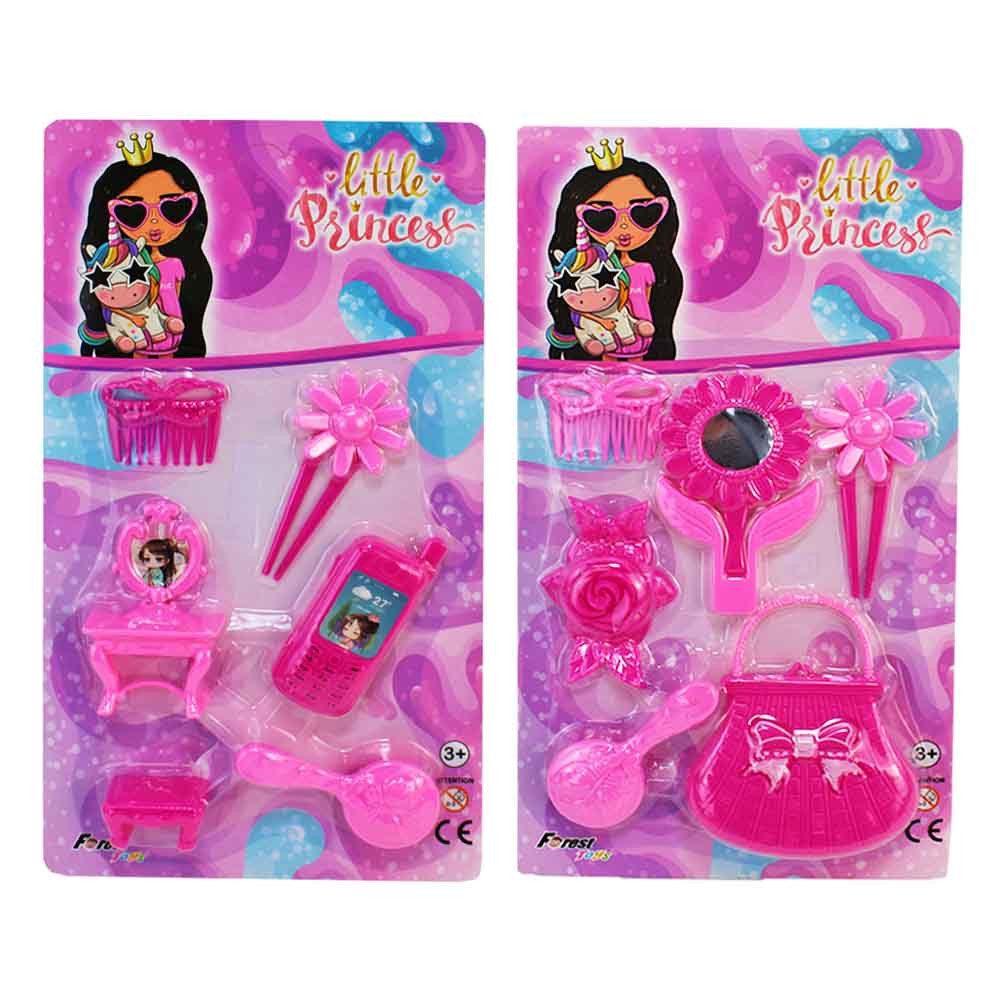 BEMIRO Schmink-Koffer 2 Stück Beauty Spielzeug Set für Mädchen - 6-teilig, 2-tlg.