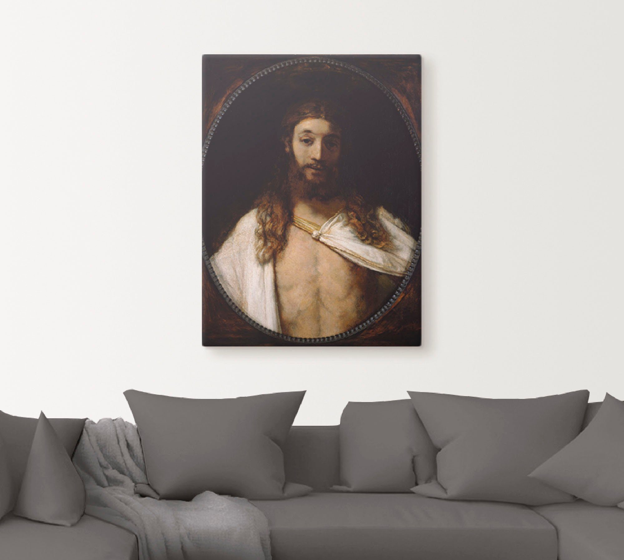 Größen oder Poster 1661, St), auferstandene Christus. (1 als Wandbild Religion Wandaufkleber versch. Der Leinwandbild, Artland in