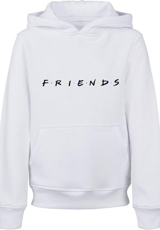 F4NT4STIC Sweatshirt FRIENDS TV Serie Text Logo WHT Unisex Kinder,Premium  Merch,Jungen,Mädchen,Bedruckt