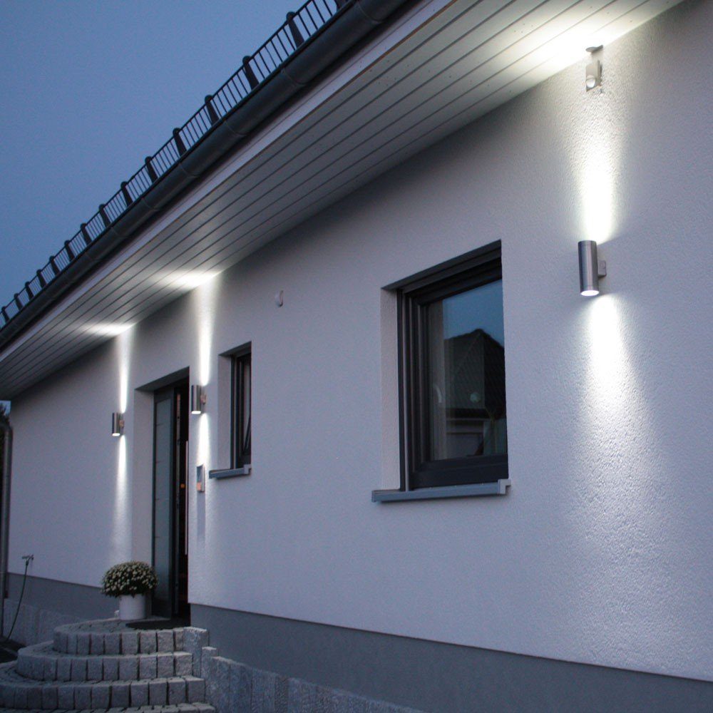 S LUCE Wandleuchte Steel 2 0 Aussen Wandlampe Up&Down