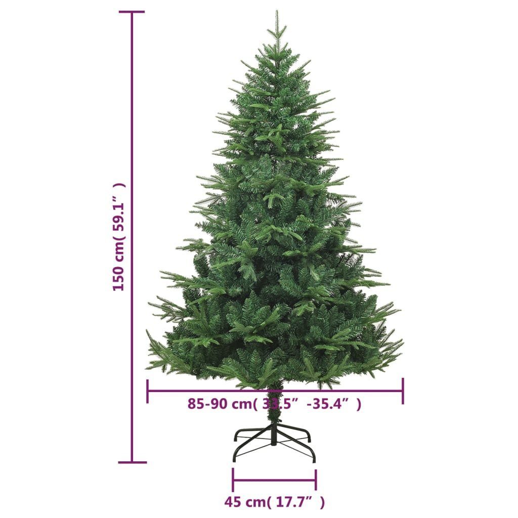 furnicato PE Weihnachtsbaum cm PVC Grün Künstlicher 150
