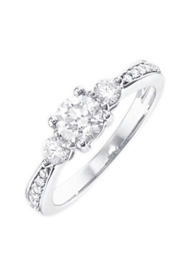 Firetti Verlobungsring »Vorsteckring, Weißgold«, mit Diamanten 0,25 ct.  online kaufen | OTTO