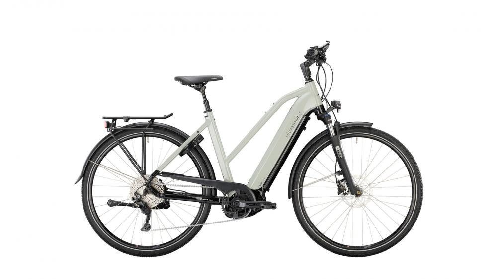 Victoria E-Bike VICTORIA Elektro-Trekkingrad "eTrekking 12.9" Mod. 22, Trapez, 28", go