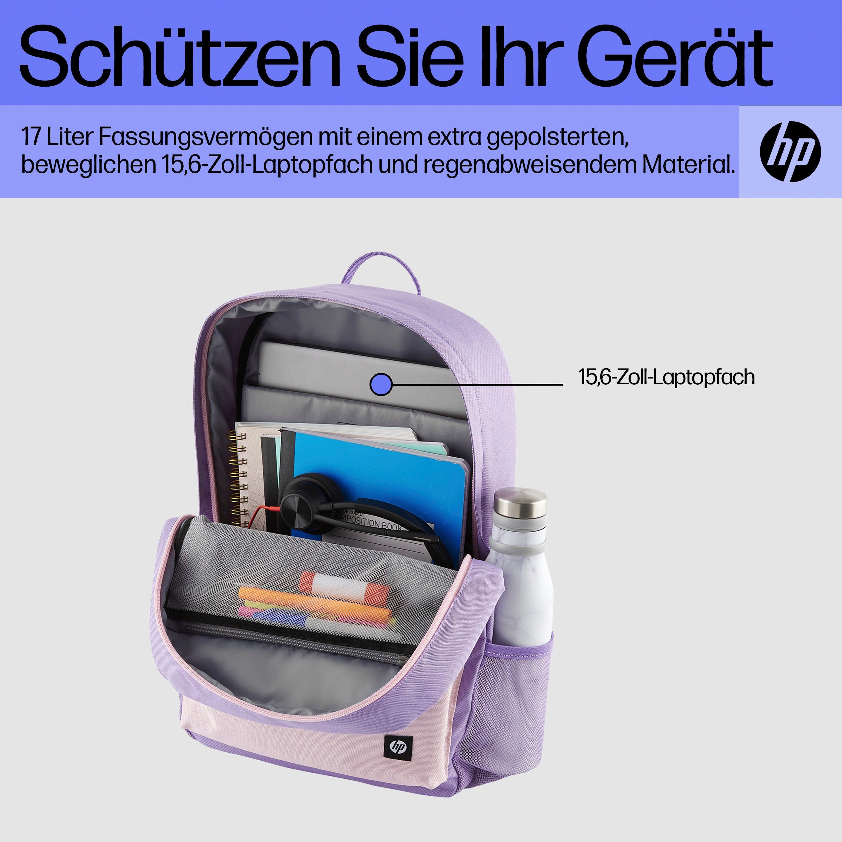 HP Notebook-Rucksack Campus Lavender