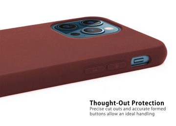 MyGadget Handyhülle Silikon Hülle für Apple iPhone 12 Pro, Schutzhülle robust TPU Case Silikonhülle Back Cover Slimcase Kratzfest