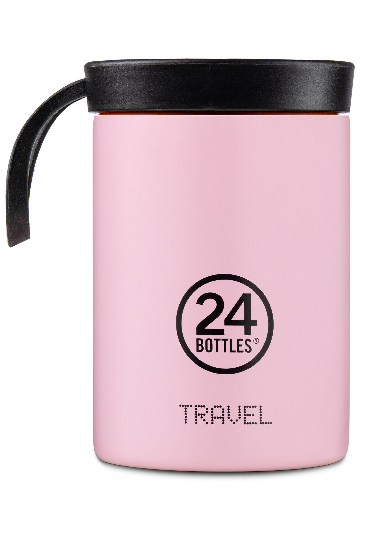 24 Bottles Becher Travel Tumbler 350ml, Edelstahl candy pink