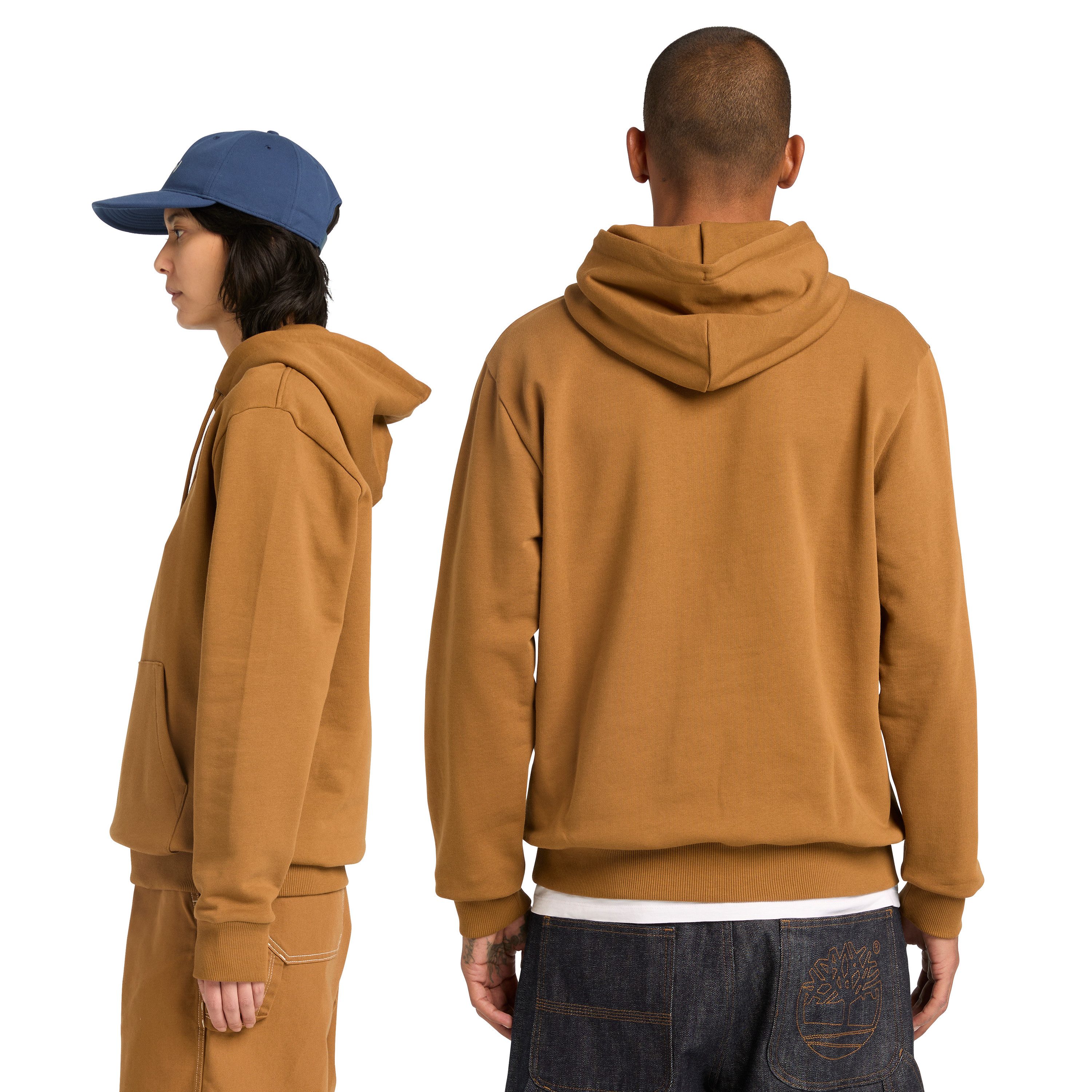 Timberland Kapuzensweatshirt Silicon Badge Hoodie (LB) für Erwachsene, sportlicher Stil, mit Kapuze, bequeme Passform
