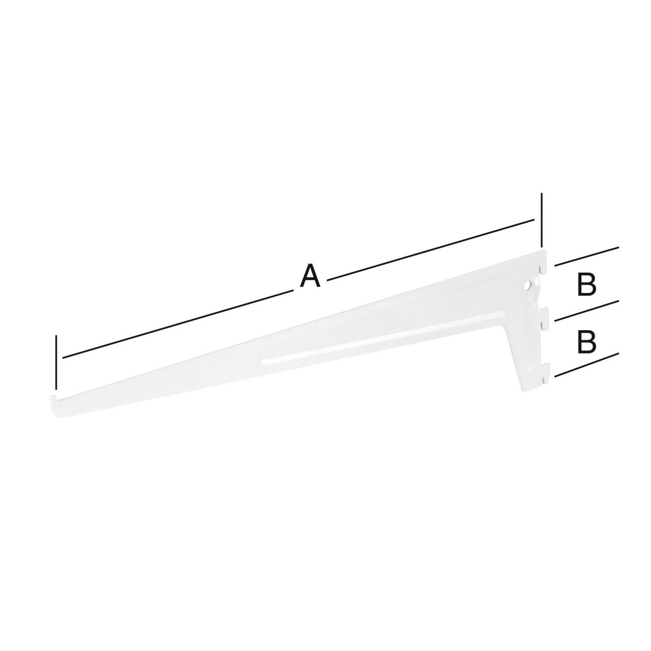 Trend Line Wandregalhalter TrendLine Einlochträger 1-reihig günstig online kaufen