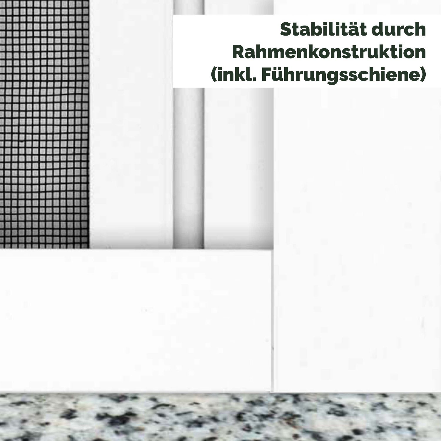 Nematek Insektenschutz-Tür Nematek® Insektenschutz Rollo für Türen - Fliegengitter für Balkontür