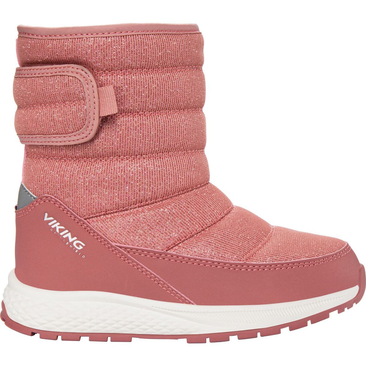 Viking Equip Glitter Warm WP Pull-on Winterstiefel Stilvoller, wasserdichter Kinderstiefel mit wärmendem Innenfutter