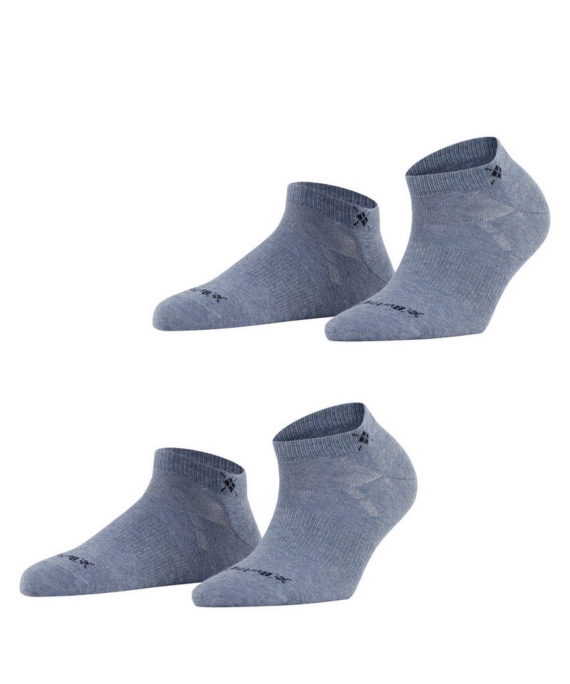 Burlington Sneakersocken Burlington Everyday 2-Pack Damen (2-Paar) aus weicher gekämmter Baumwolle