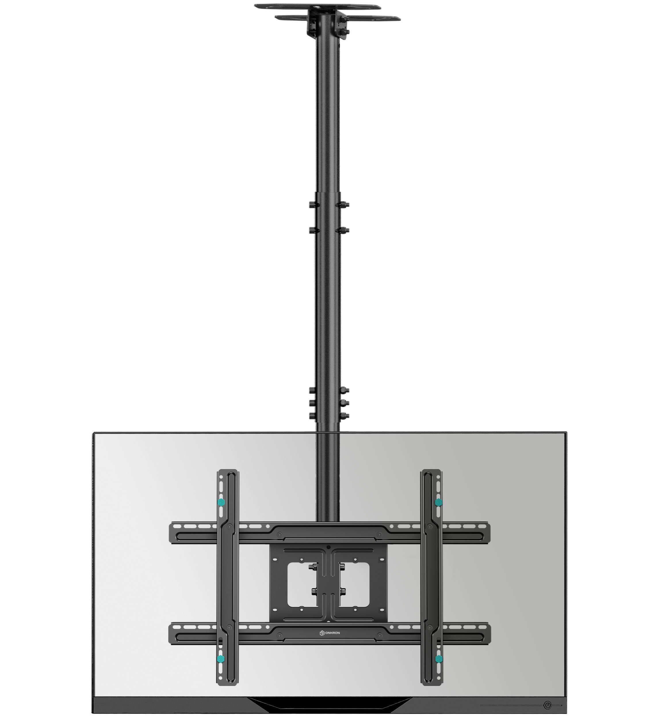 ONKRON N2L TV-Deckenhalterung ausziehbar, schwenkbar, neigbar TV-Deckenhalterung, (bis 80,00 Zoll, neigbar -5° - +15° Grad; schwenkbar bis 60)
