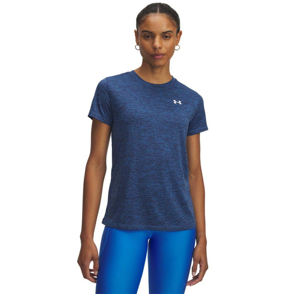 Under Armour® Shirtbluse TECH SSC- TWIST BLUE ATLANTIS