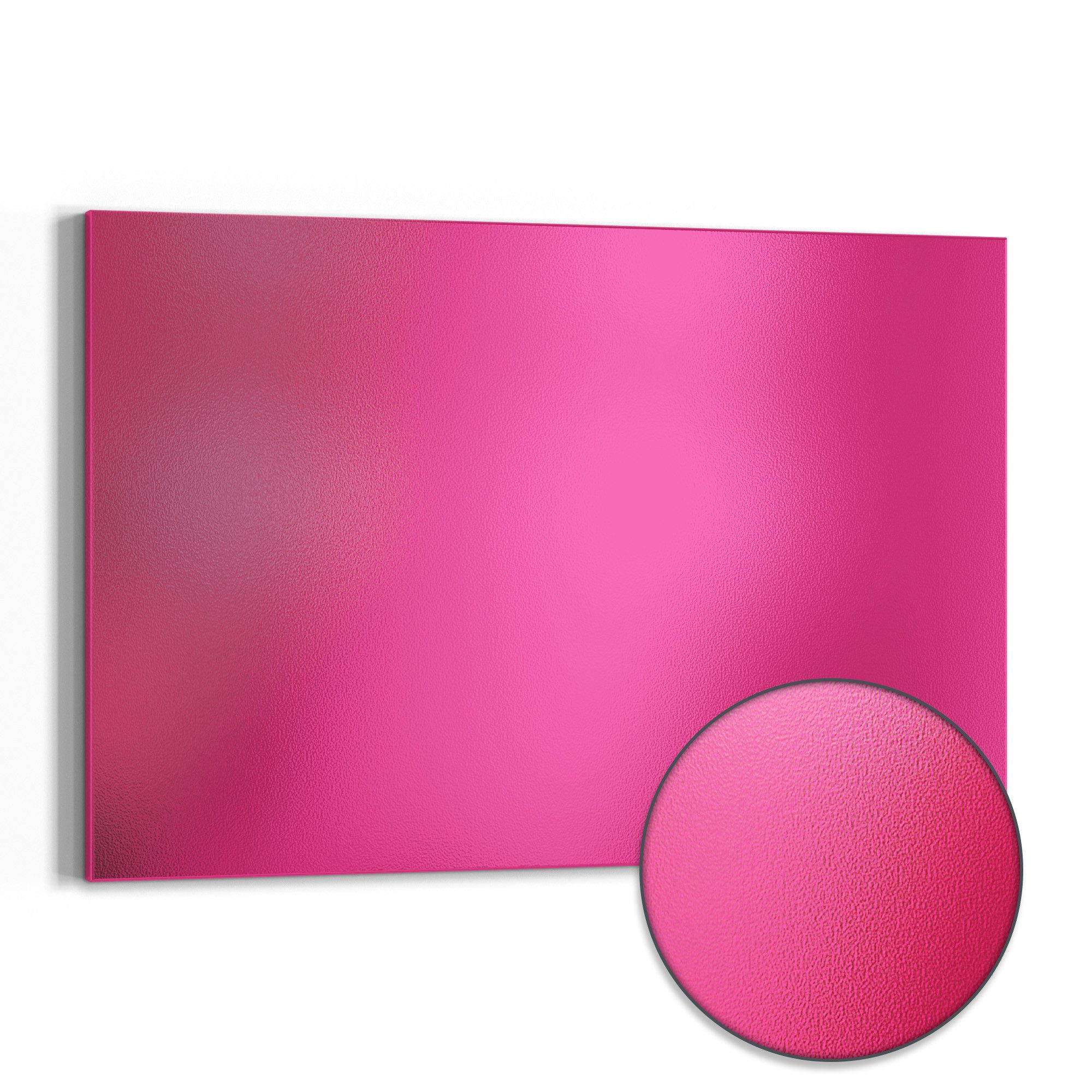 DEQORI Magnettafel 'Unifarben - Rosa', Metall Whiteboard für alle Magnete, Magnetboard magnetisch