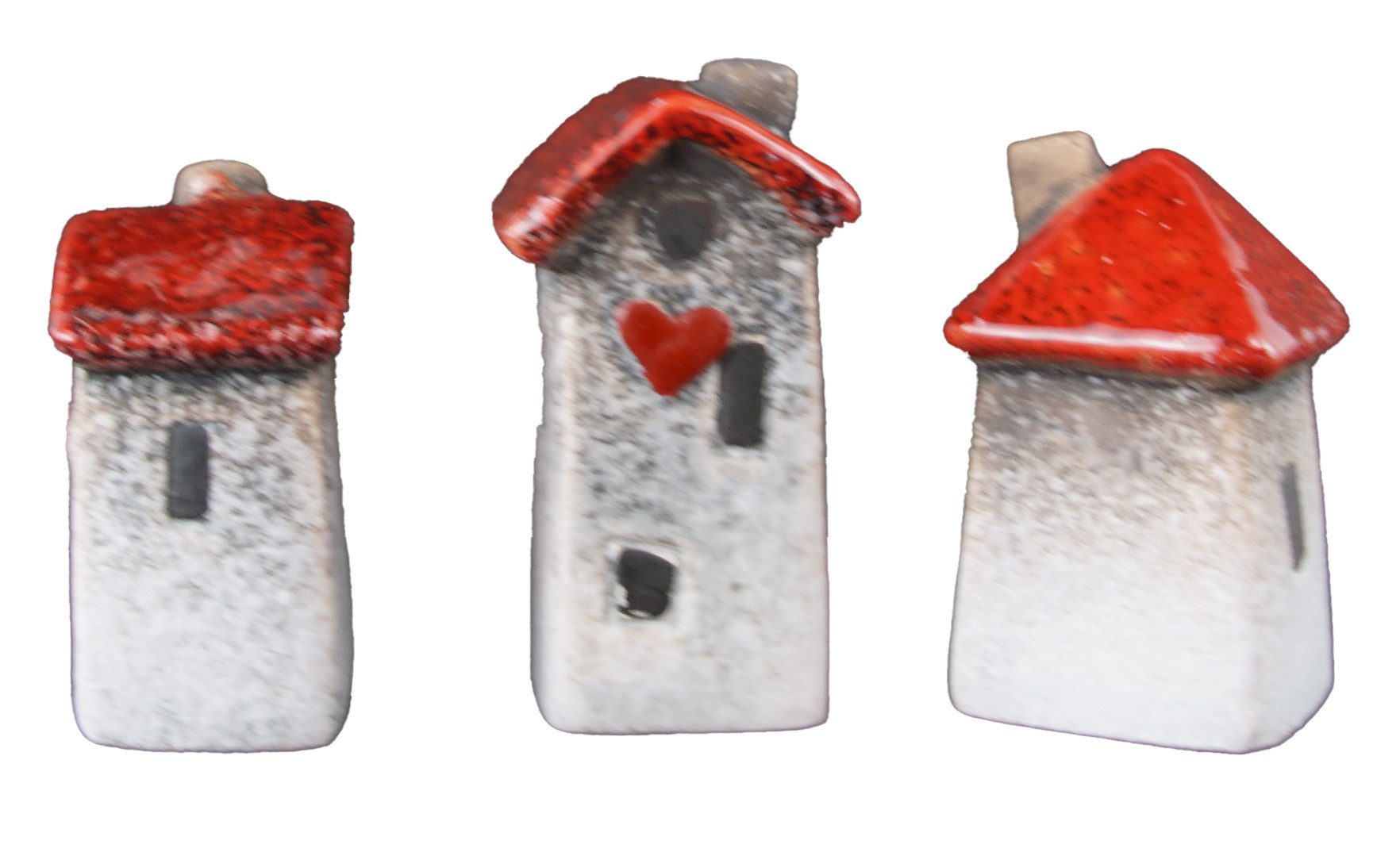 Posiwio Dekofigur Winterliche Häuschen - 3er Set (3 St., 3-tlg) günstig online kaufen