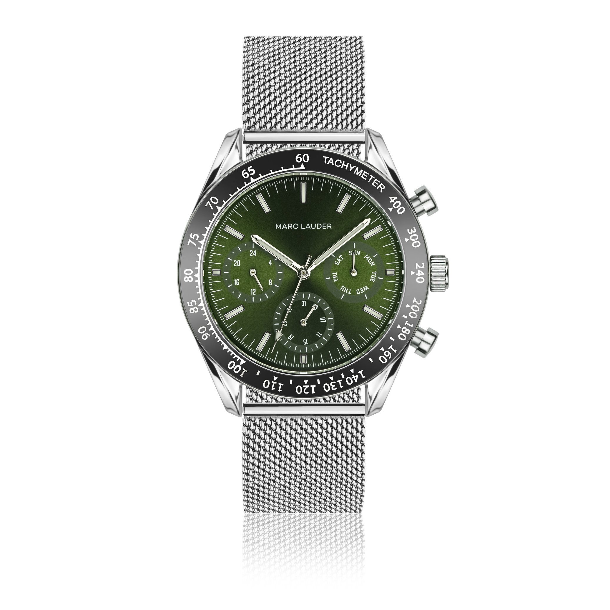 Quarzuhr MD6-B010S Lisbon Silver Mesh