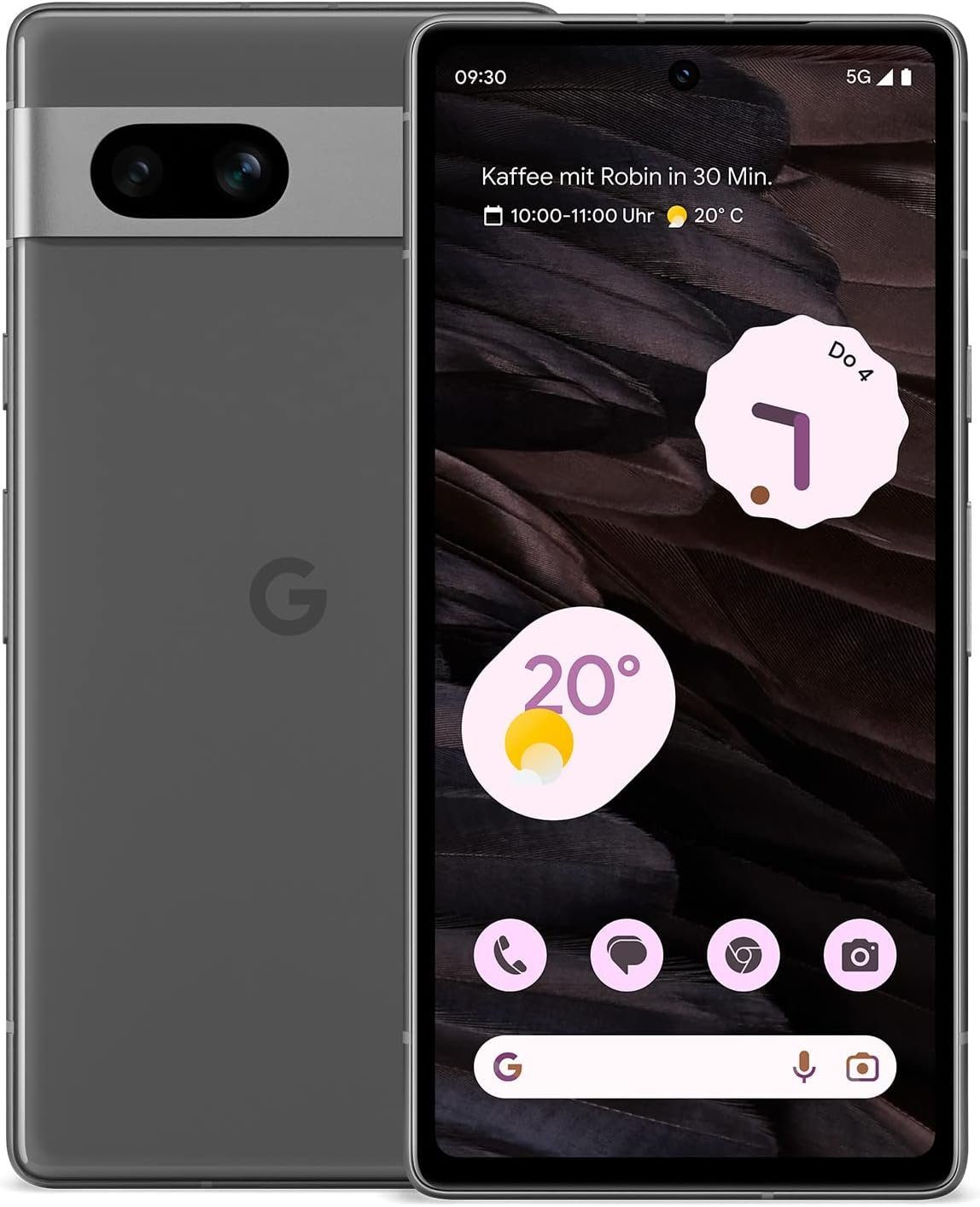 Google Pixel 7a - Dual Sim - 5G - ohne Simlock - Android Smartphone (15,20 cm/6.1 Zoll, 64 MP Kamera, Dual Kamera Handy)