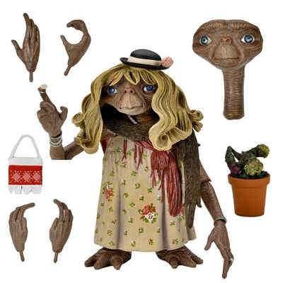 NECA Actionfigur E.T. - Der Außerirdische Ultimate Serie, (Figur ca. 11 cm groß), mit jeder Menge Zubehör und Austauschteilen