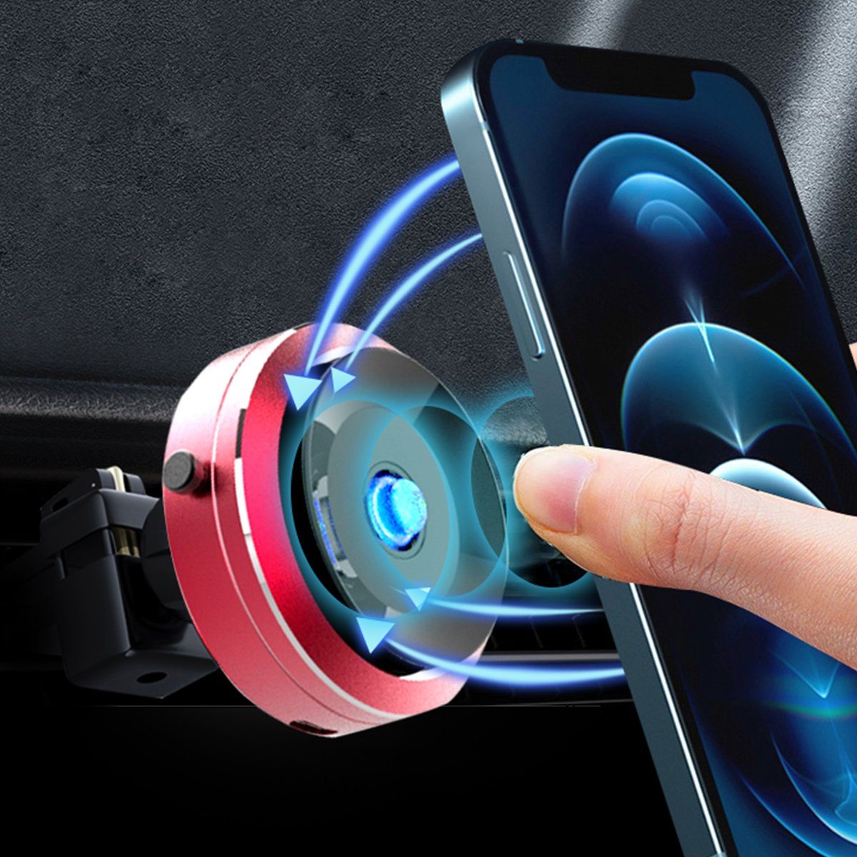 Handyhalterung Auto Magnet Handyhalter Universal Magnetische Handy für iPhone 13 