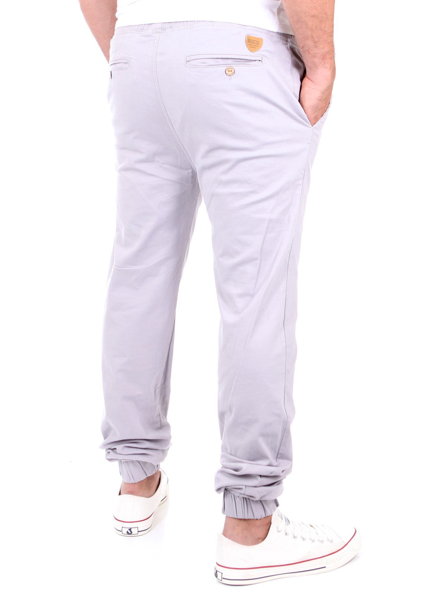 Reslad Chinohose Reslad Jogg-Chino Herren-Hose Harem Jogging-Chinohose RS-2055 (1-tlg) Chino Hose Jogger Freizeithose