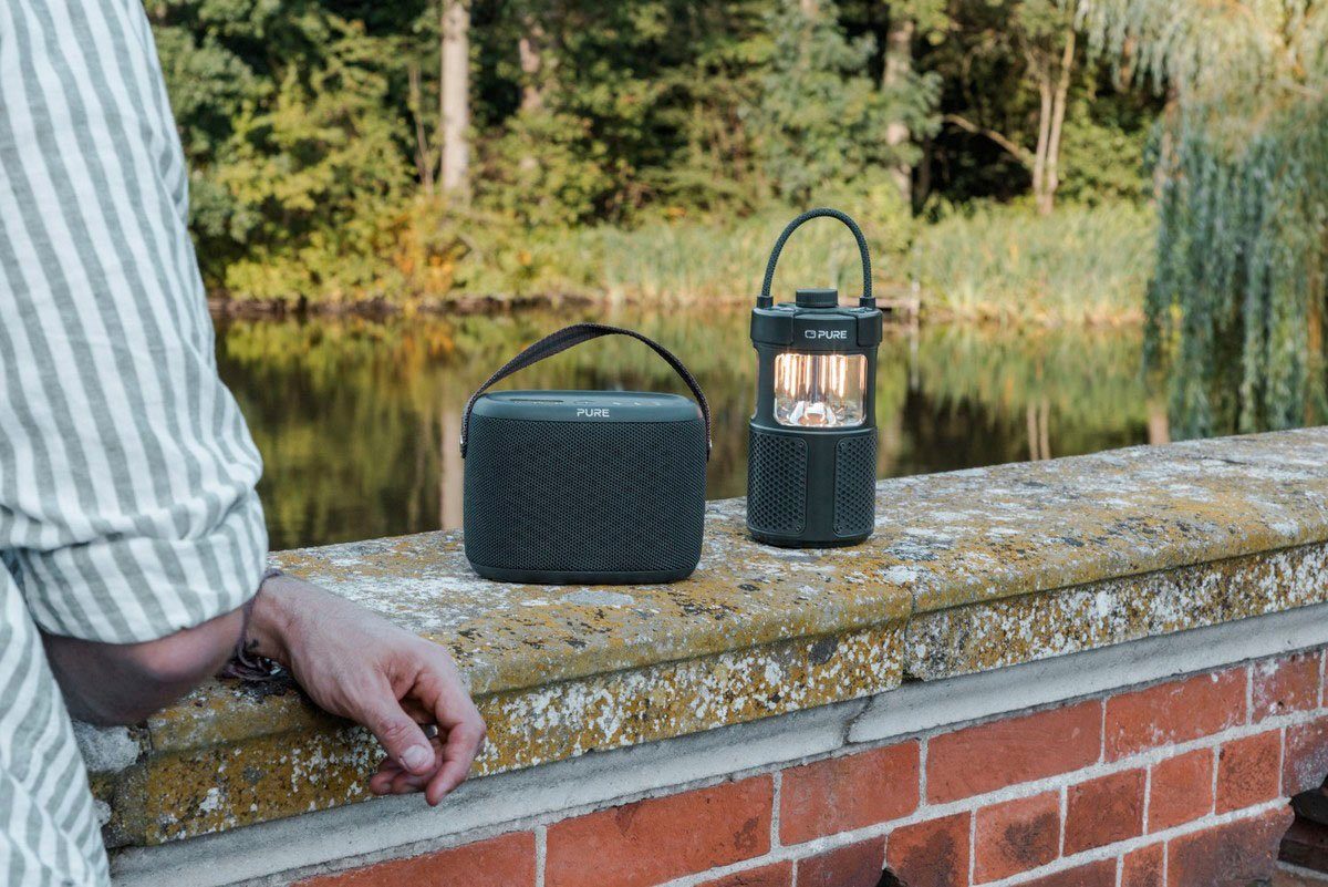 Pure 20 Portable-Lautsprecher W) Glow Woodland Stereo (Bluetooth,