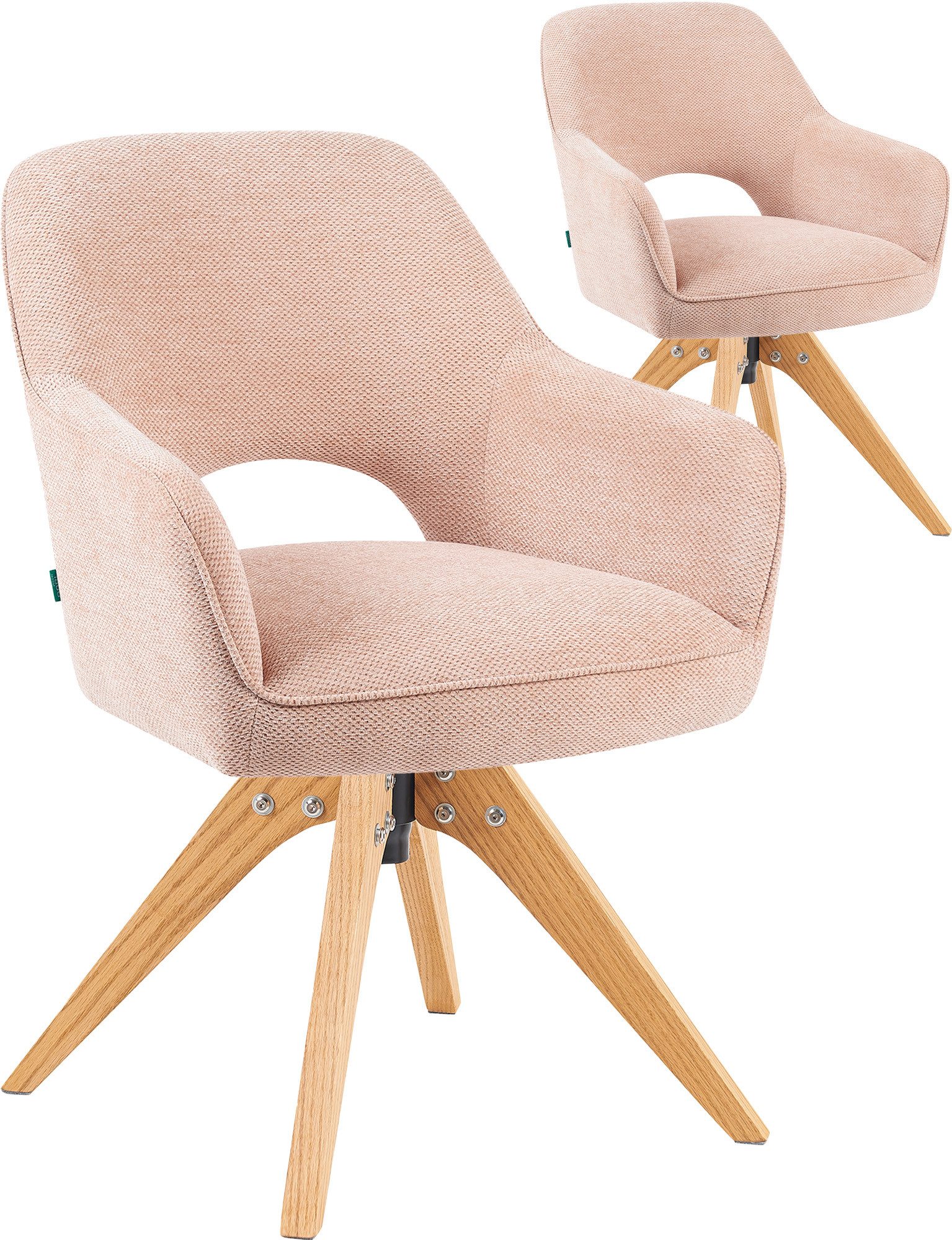 CLP Sessel Rosita – Samtbezug, Designer-Polsterst Produktbild-Vorschau 2