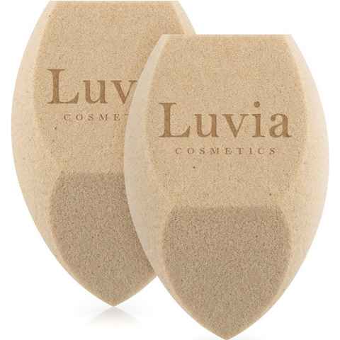 Luvia Cosmetics Make-up Schwamm Tea Make-up Sponge Set, Packung, 2 tlg., hautfreundlicher Make-up Schwamm mit wertvollen Tee-Bestandteilen, Feinporig für natürliches Hautbild, geringer Verbrauch mit Tee-Extrakt