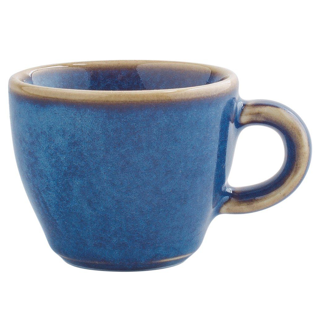 Kahla Espressotasse Homestyle 0,03 l, Porzellan, Handglasiert, Made in Germany atlantic blue