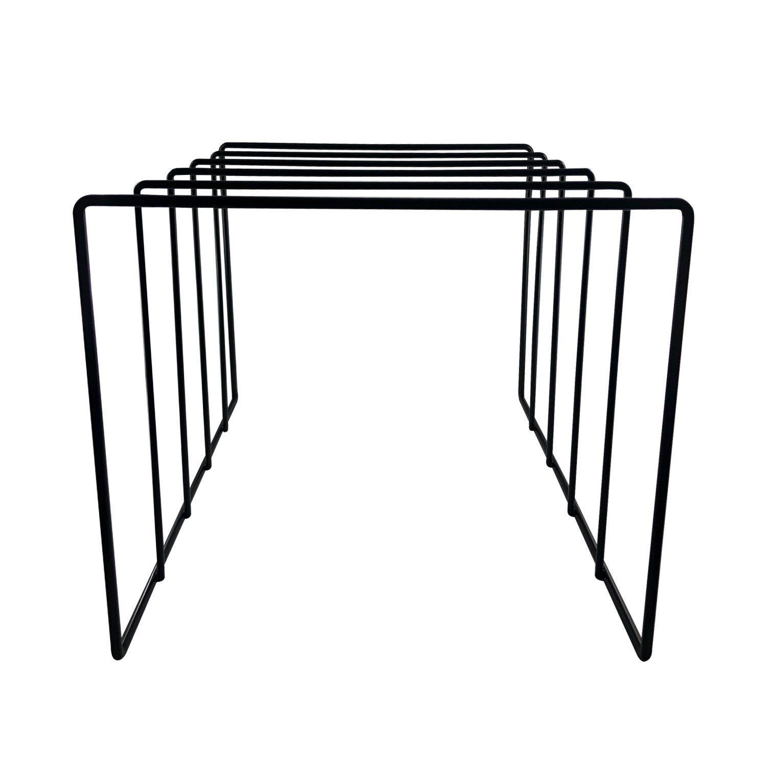 7even Schallplatten Ständer schwarz / Vinyl Records LP Tisch-Rack Plattenspieler – Bild 4 von 5
