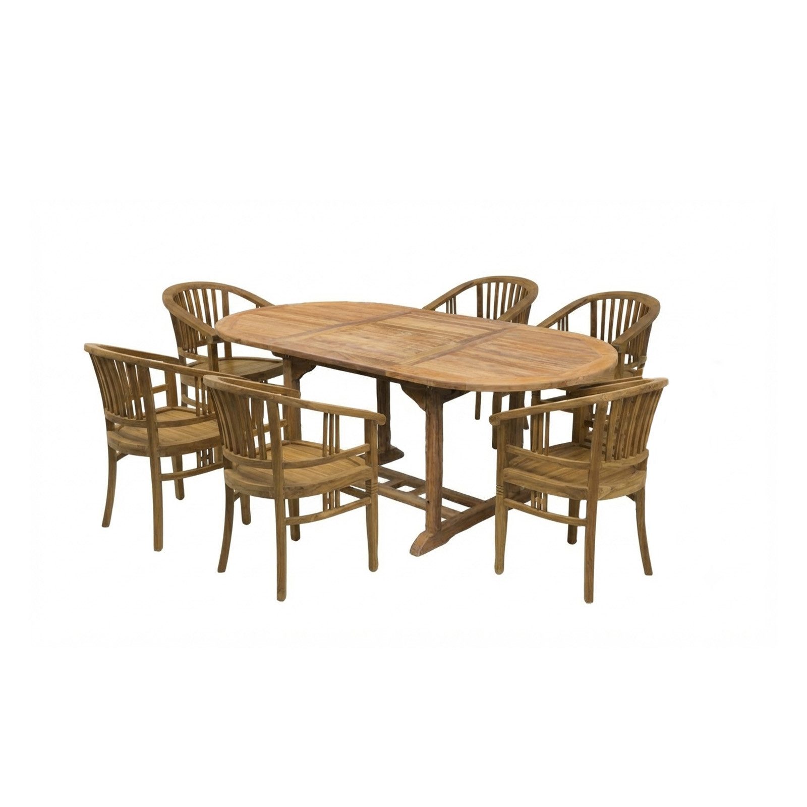 Endorphin Loungeset Premium Teak-Gartenset “Java Extend” – 7 tlg., (7-tlg)