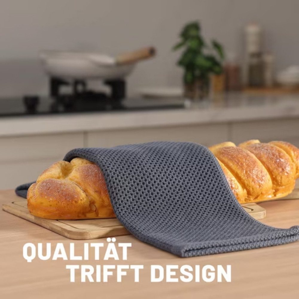 FOUORTUNATE-BEE Geschirrtuch Geschirrtücher 100% Baumwolle, 6er Set 30 x 30 günstig online kaufen