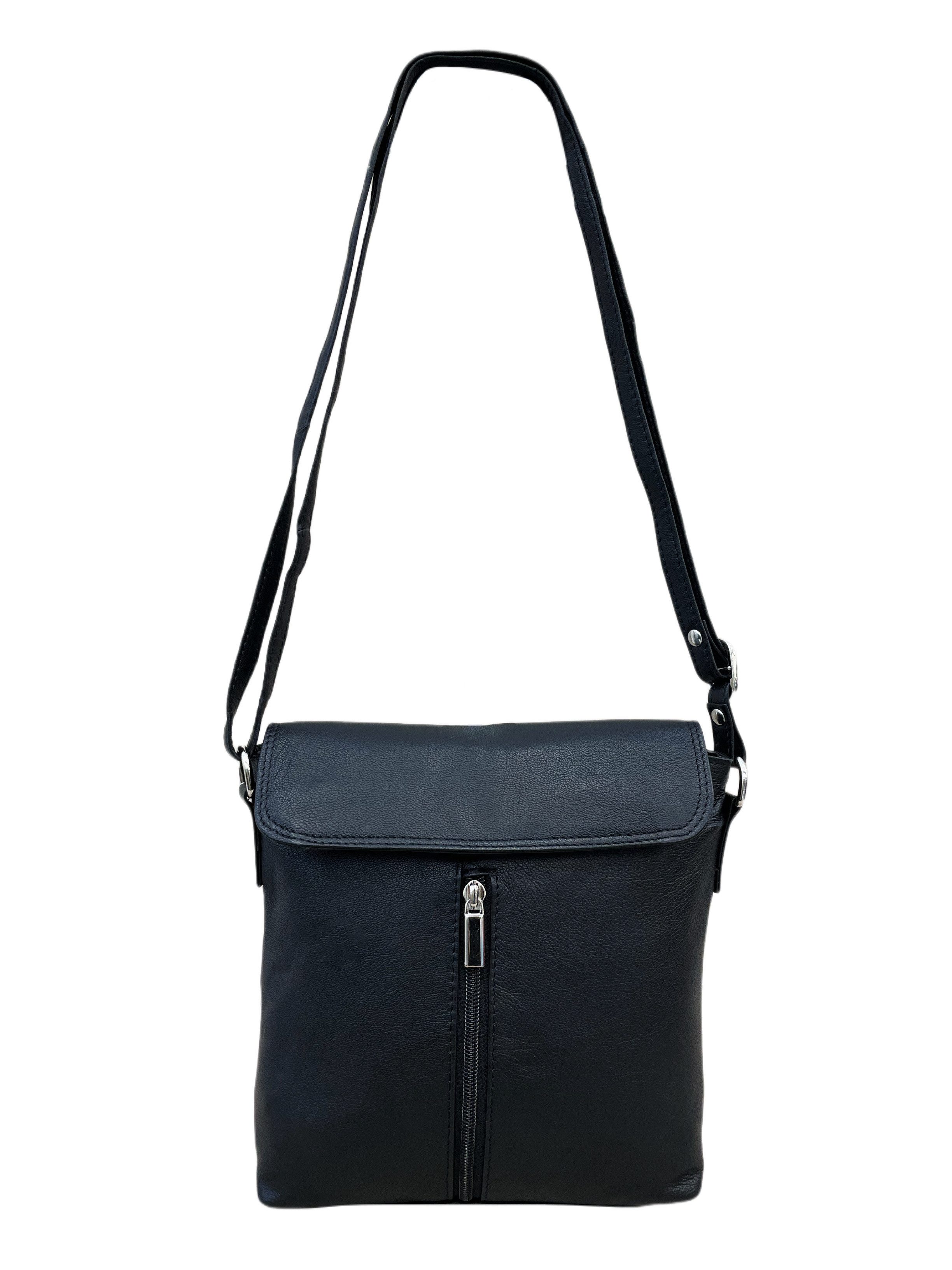 Cinino Handtasche C1751, Ledertasche Umhängetasche