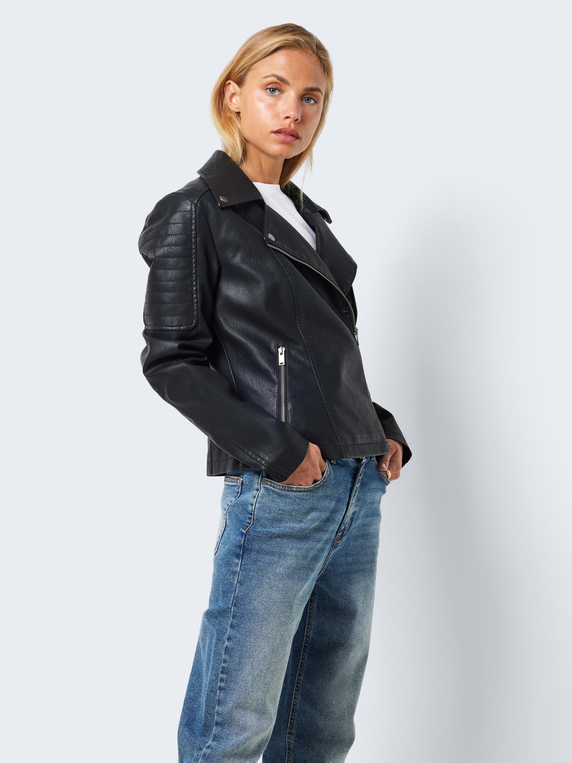 Noisy may Lederimitatjacke NMREBEL L/S JACKET günstig online kaufen