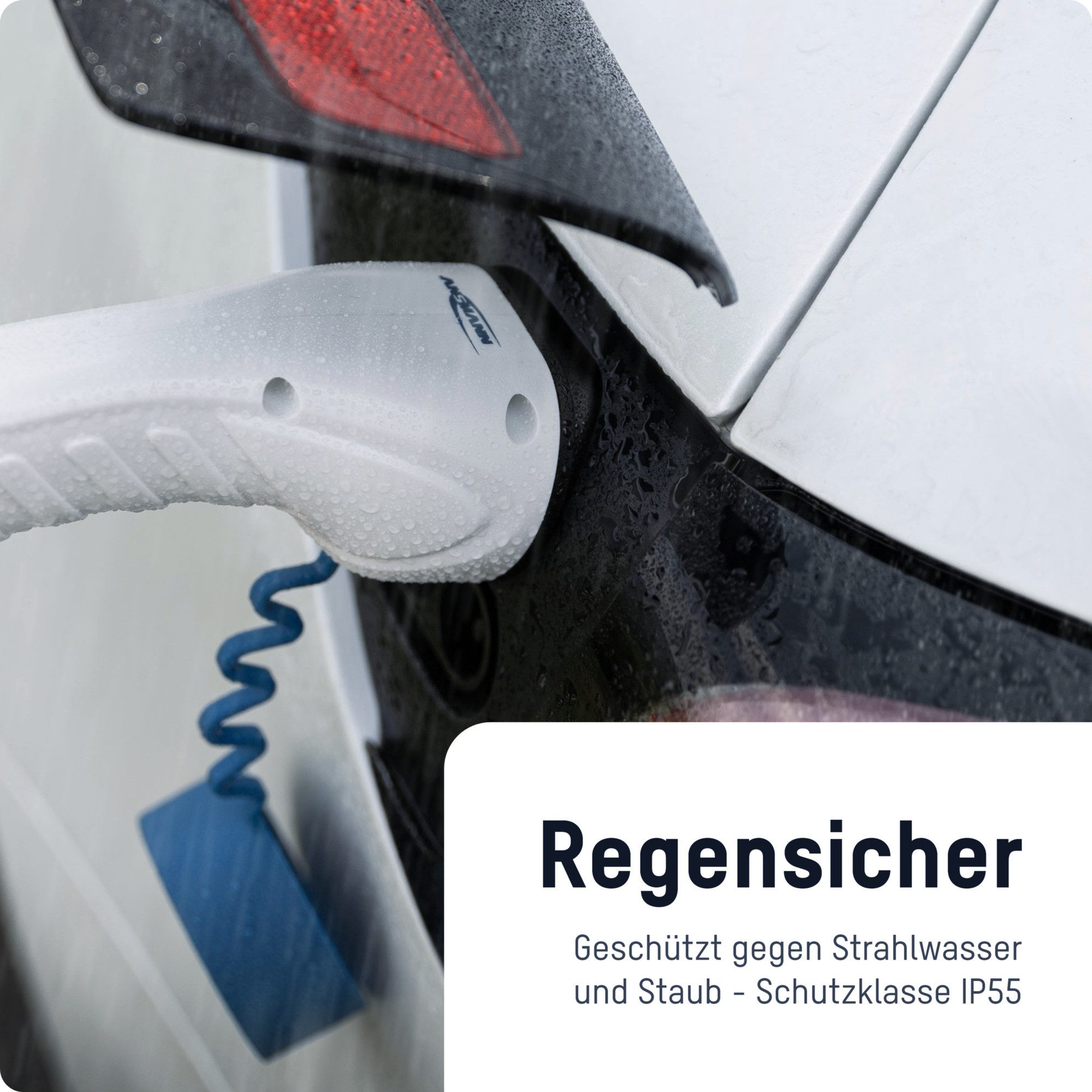 ANSMANN AG Ladekabel Typ 2 mit 22 kW für Hybrid- & Elektroauto 5 Meter lang Autoladekabel