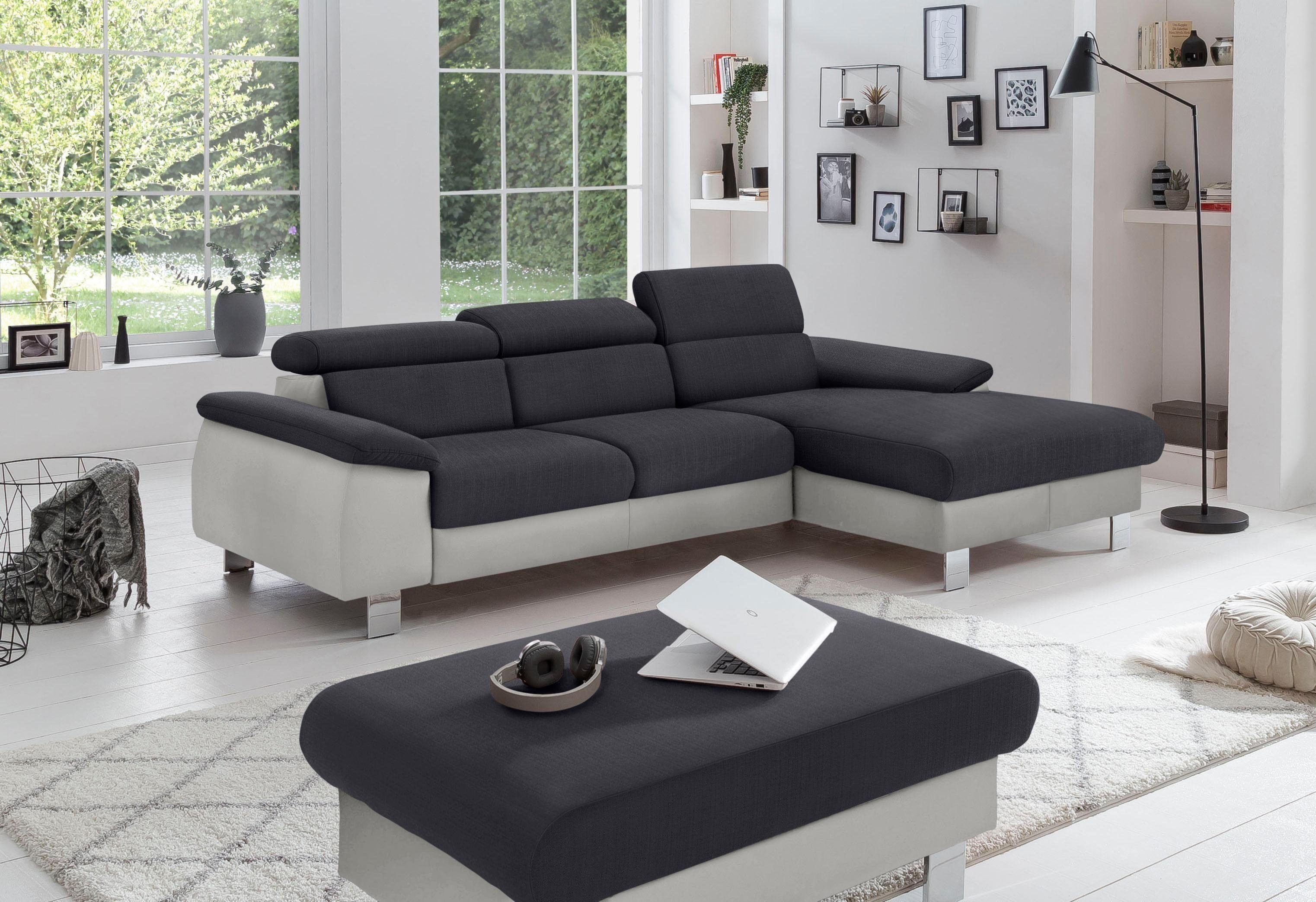 COTTA Polstergarnitur Komaris L-Form, (Set), Set bestehend aus: Ecksofa mit günstig online kaufen