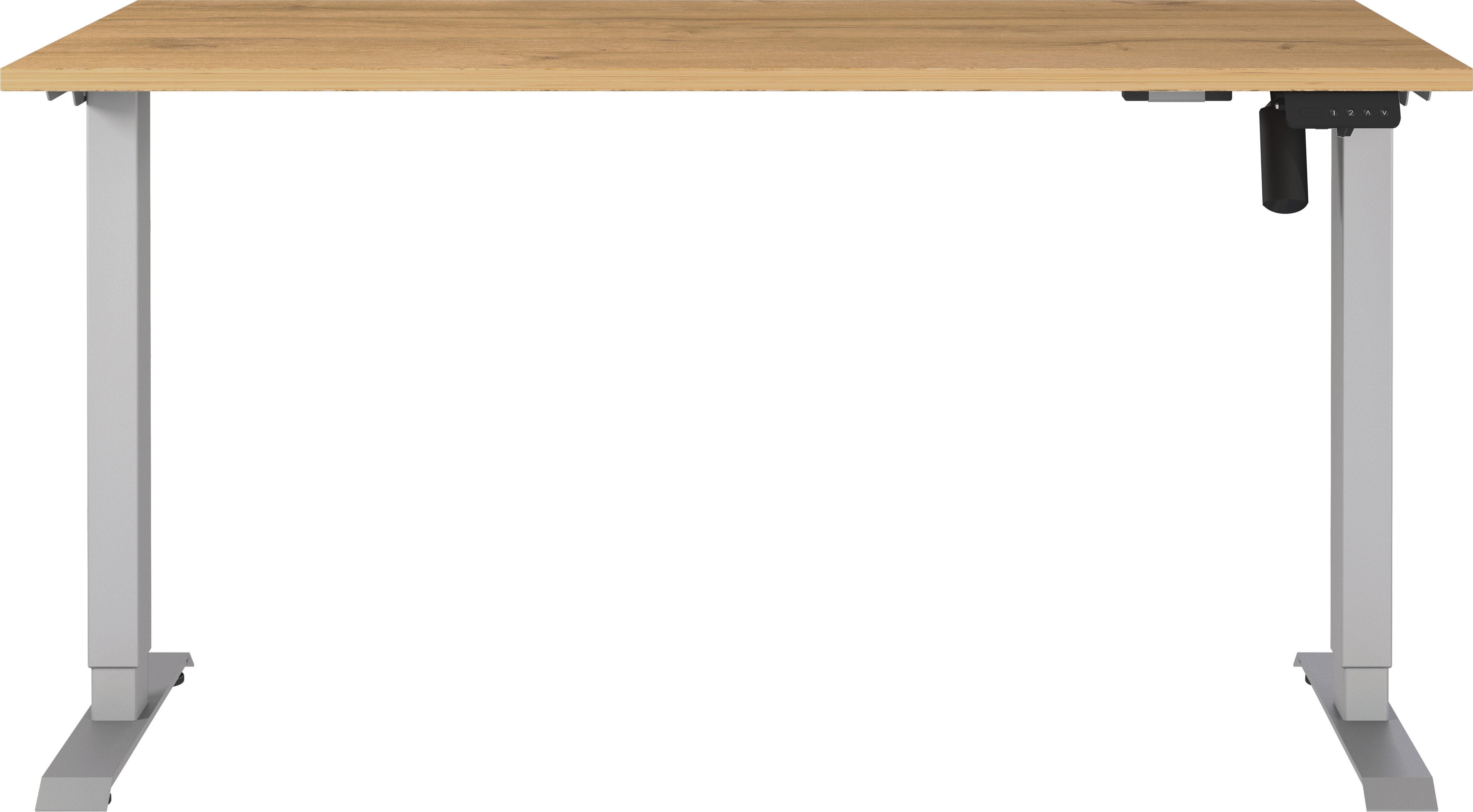 GERMANIA Schreibtisch Boras, elektrisch höhenverstellbar, Breite 120/140/16 günstig online kaufen