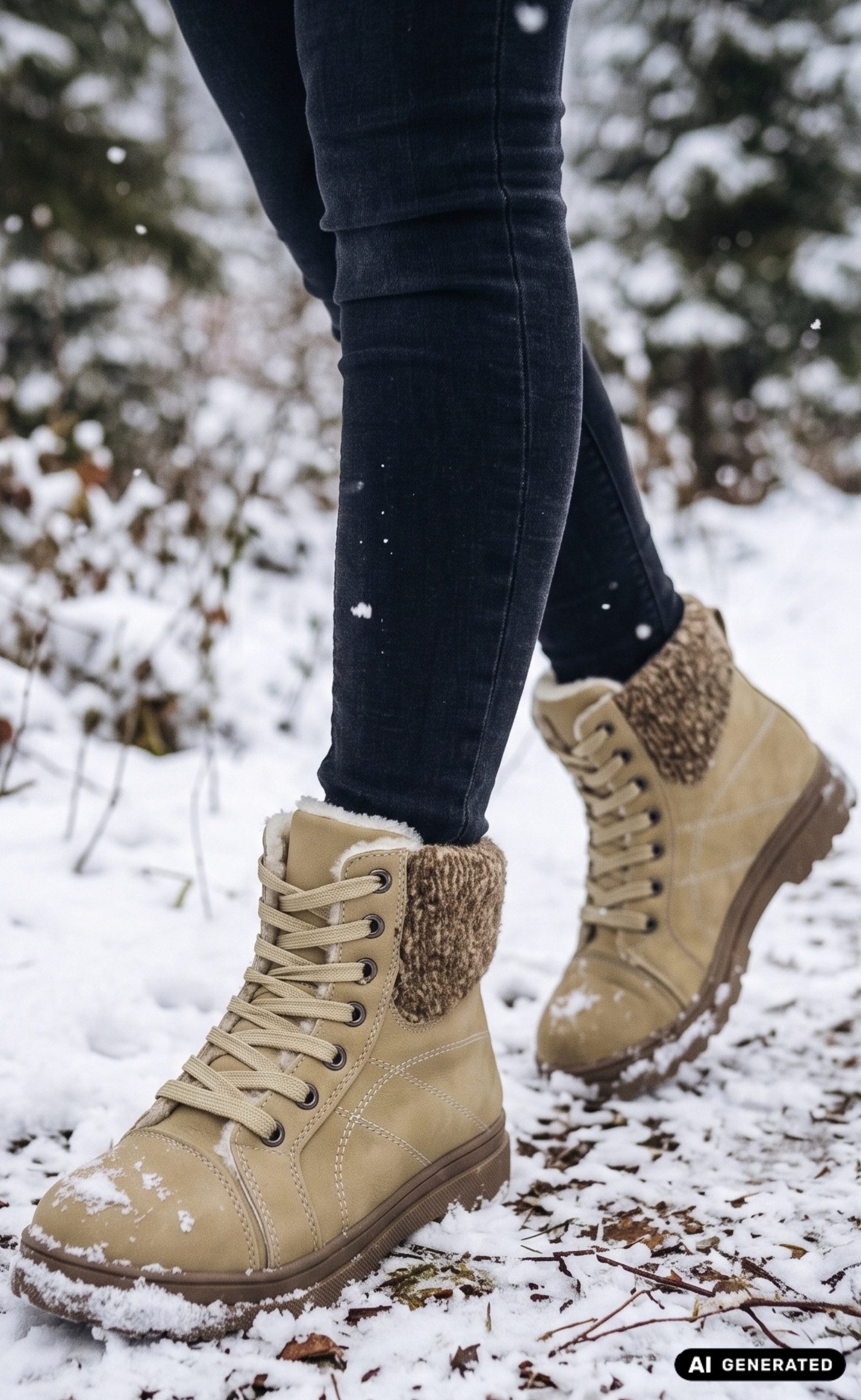 AvaMia Damen Winter Schuhe Boots Winterstiefeletten Damenstiefel Winterstiefelette Winterstiefel Fellstiefel warm Fell« Winterstiefelette