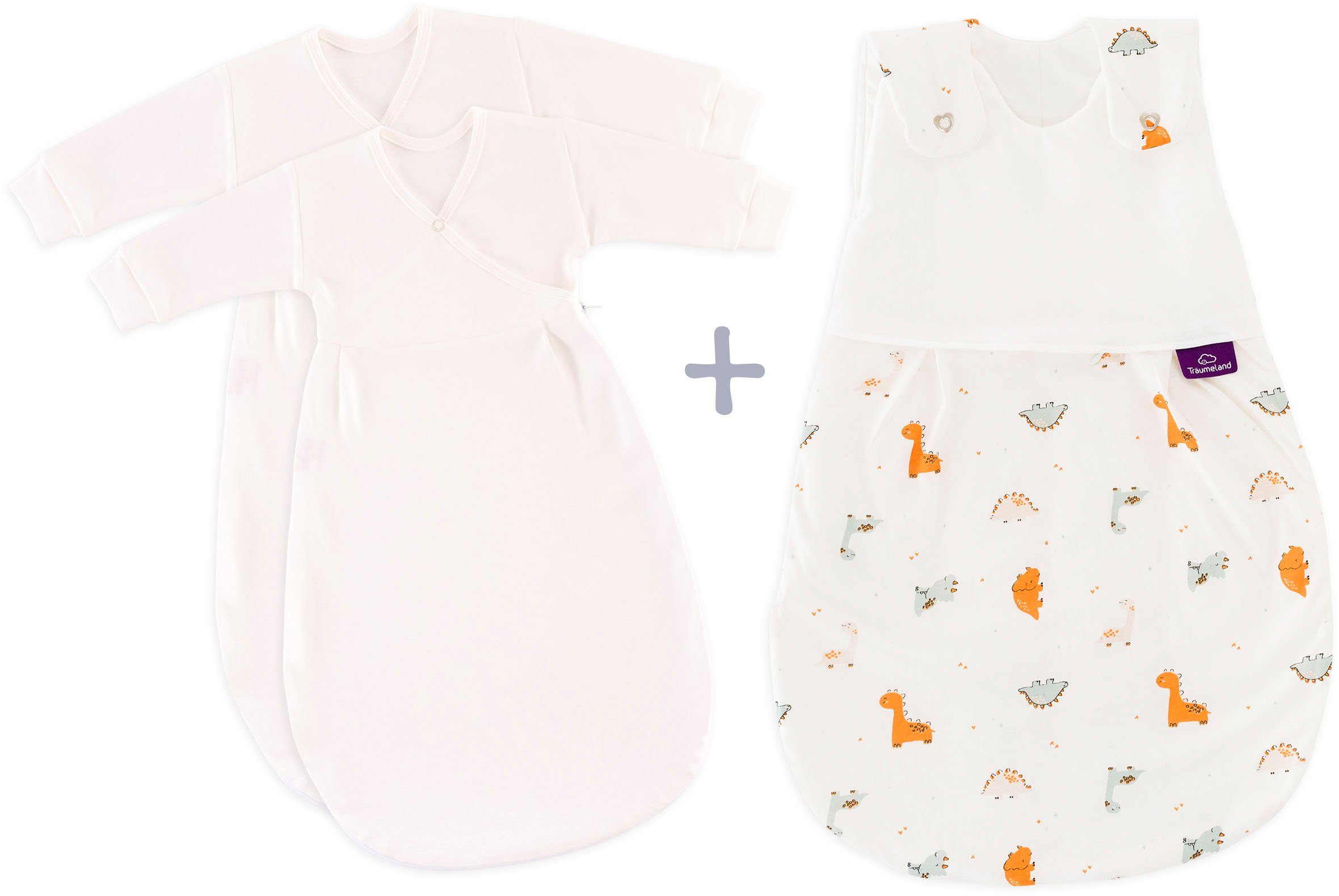 Babyschlafsack 3tlg. Set LIEBMICH, Design Dinolino