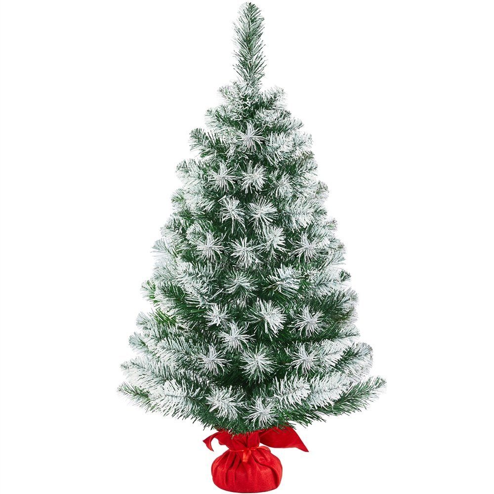 Yaheetech Künstlicher Weihnachtsbaum, 60-228 cm(H) Christbaum PVC Tannenbaum