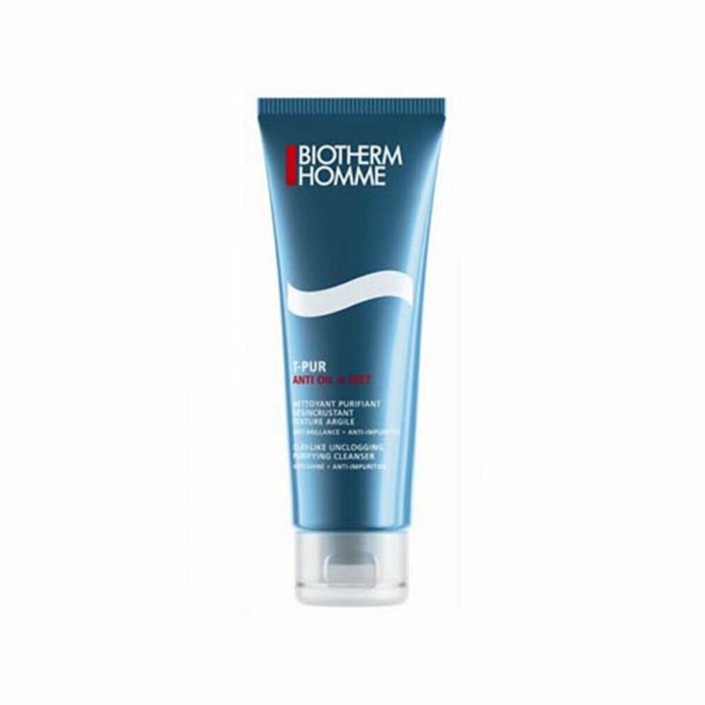 BIOTHERM Gesichts-Reinigungsschaum Homme T-Pur Anti Oil & Shine Reinigungsgel 125ml