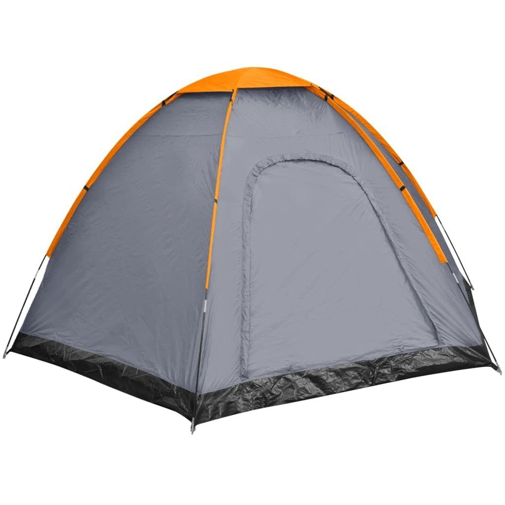 vidaXL Einbogenzelt Zelt,Campingzelt für cm Grau 6 x 200 300 Personen