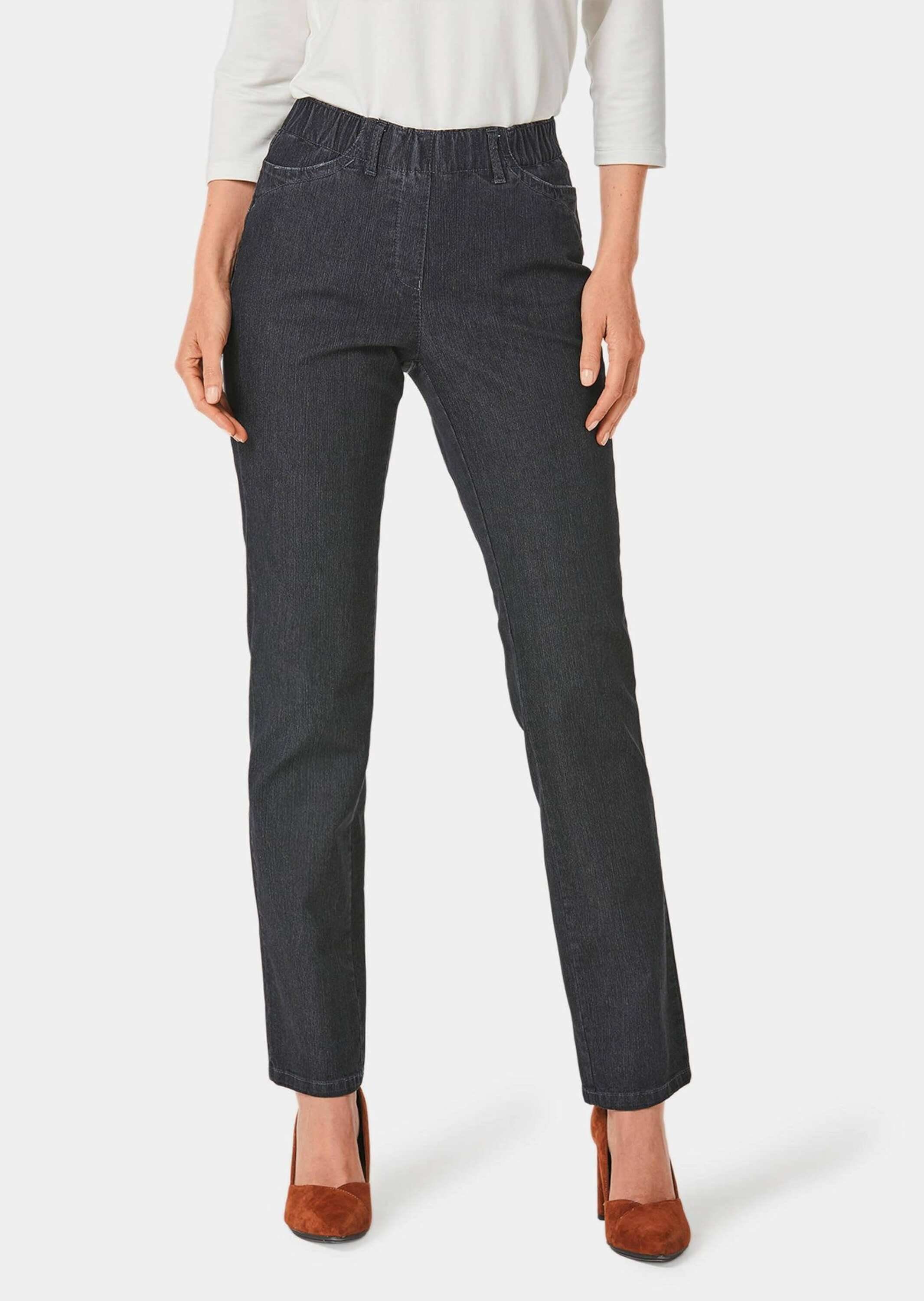 Bequeme Jeans Baumwollhose mit Rundumdehnbund