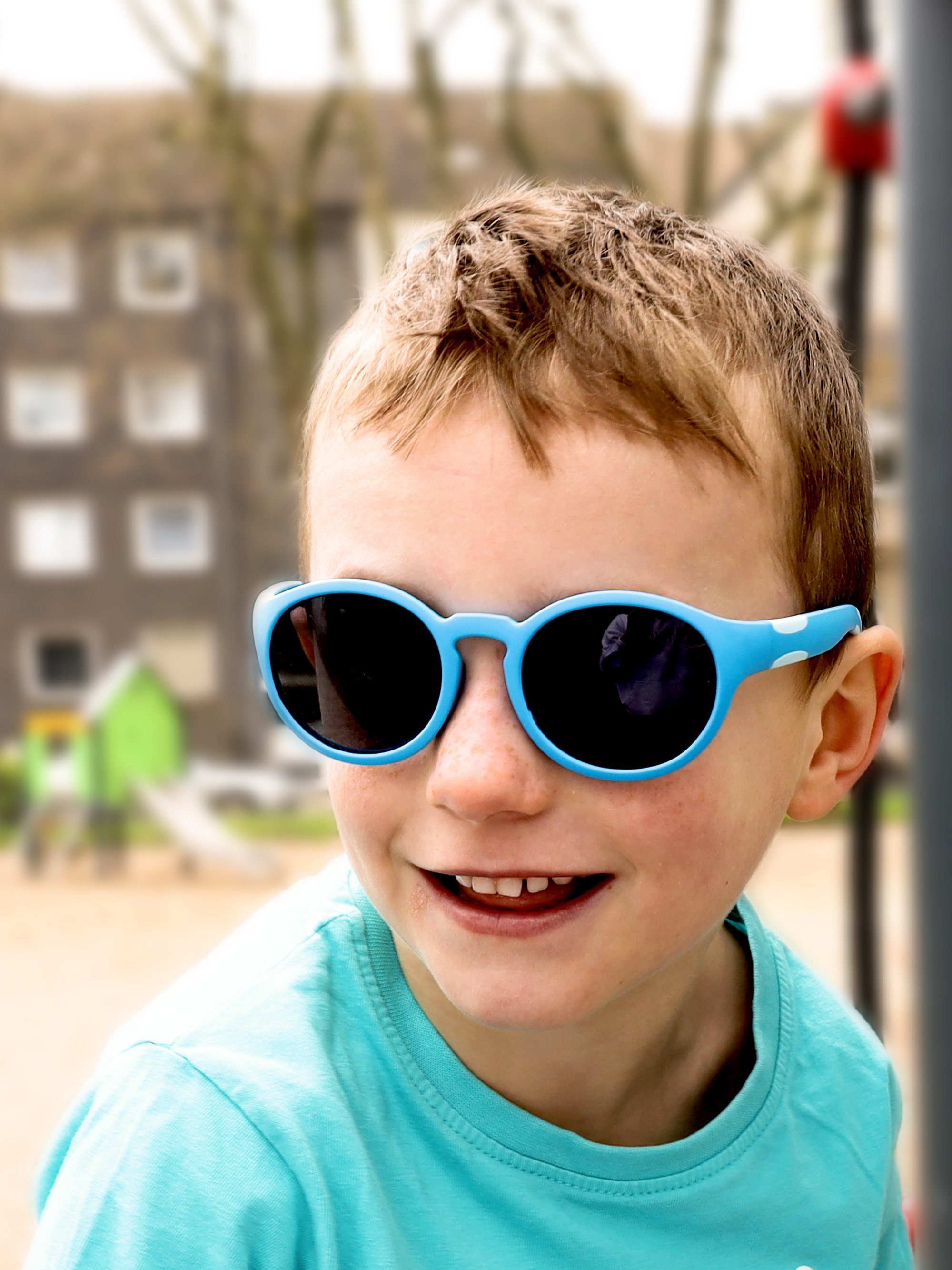 – 5 ActiveSol Tranquil Design, Pan2Kids, polarisiert Sonnenbrille Kinder Blue - Jahre, für 2 SUNGLASSES Panto