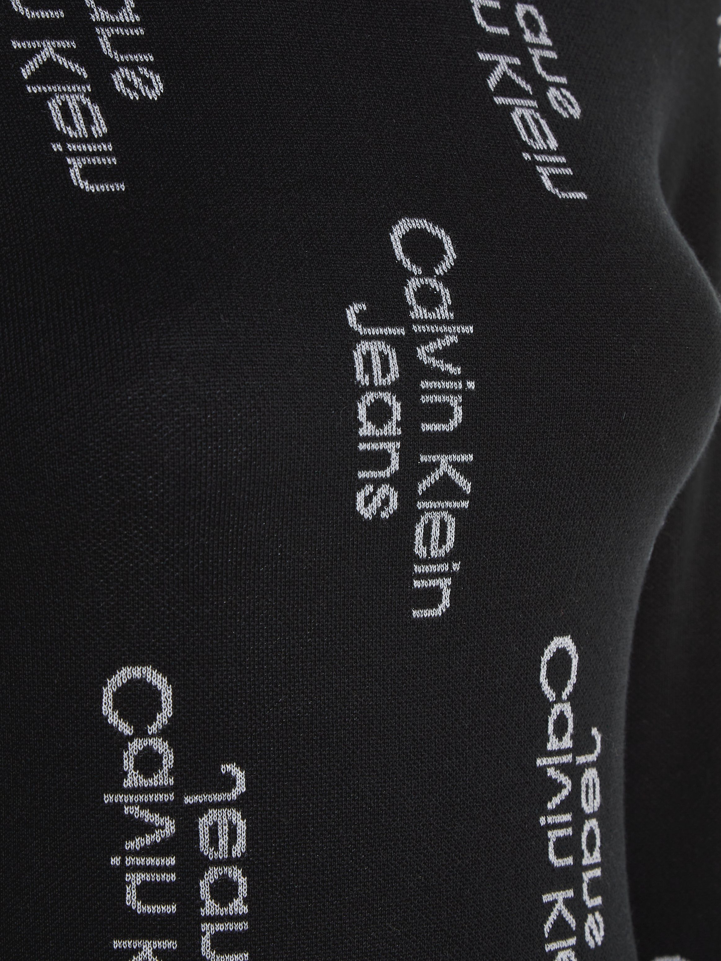 Calvin Klein Jeans Sweatkleid JACQUARD LOGO SWEATER DRESS