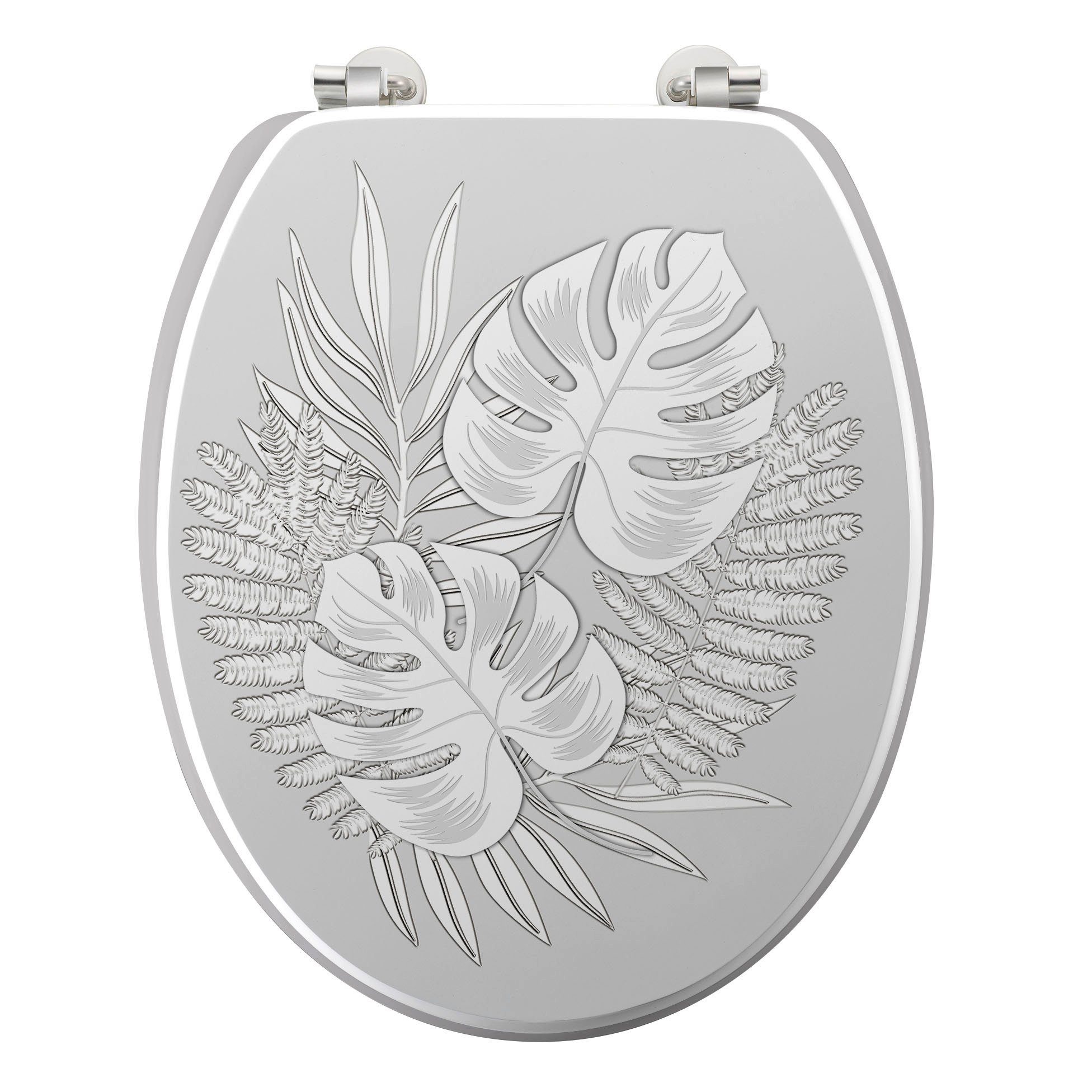dynamic24 WC-Sitz Amber, Toilettendeckel mit Metallscharnieren günstig online kaufen